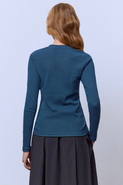 Лонгслив в полоску из вискозы