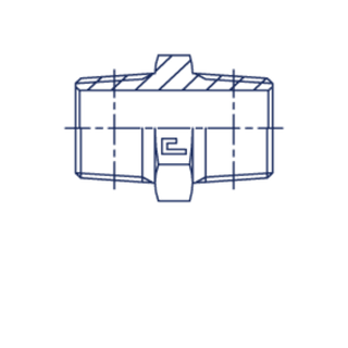 Соединение P NPT 1.1/4 - NPT 1.1/4