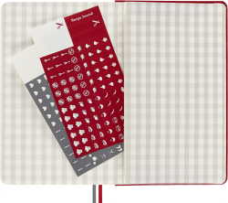 Блокнот для рецептов Moleskine Passion Recipe (PASRECP) 13х21cм в подарочной коробке, красный