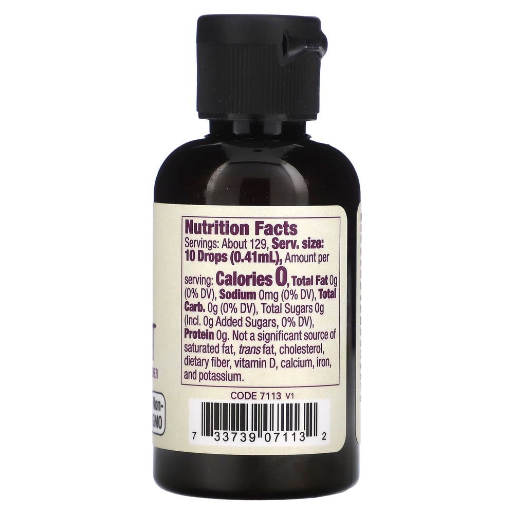 NOW Foods, Organic Amaretto Monk Fruit, низкокалорийный жидкий подсластитель, 53 мл (1,8 жидк. унц.)