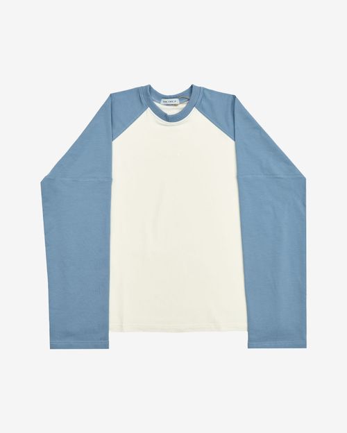 Лонгслив One Two Raglan Duo Country blue