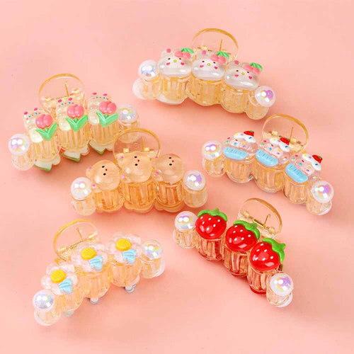 Заколка-краб 8см