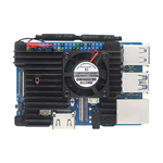 Металлический корпус для Orange Pi 3B с вентилятором