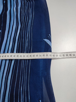 Юбка трикотажная в полоску 52 размер