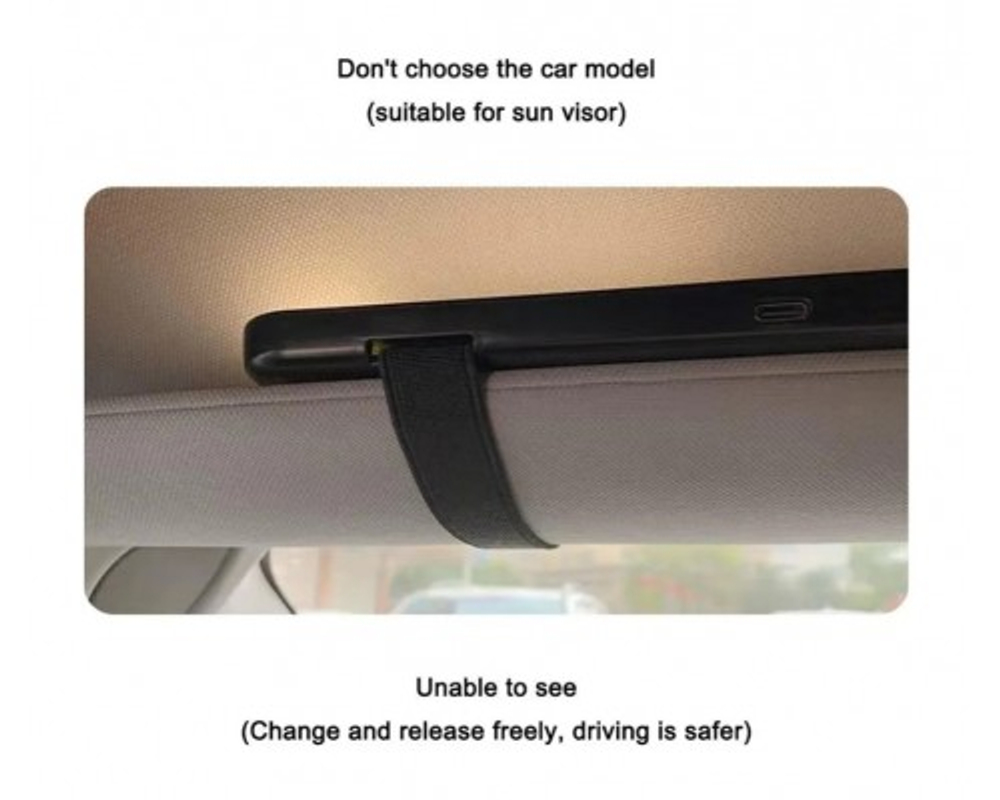 Зеркало на солнцезащитный козырек с подсветкой