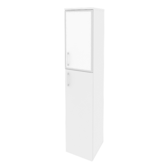 Оникс Шкаф высокий узкий правый O.SU-1.7 R (R) white  400*420*1977