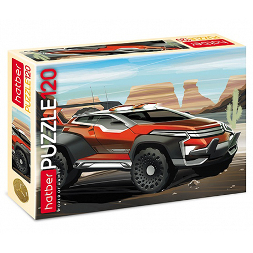 Пазл  120 эл. Hatber "Cross car"
