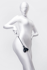 Черный стек со шлепком в форме сердца Anonymo - 35 см. (Цвет: черный)