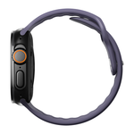 Спортивный ремешок Nomad Tempo Band для Apple Watch Ultra 2–3 Водостойкий ремешок из фторэластомера с алюминиевой застёжкой pin-and-tuck. На запястье обхватом 158–195 мм