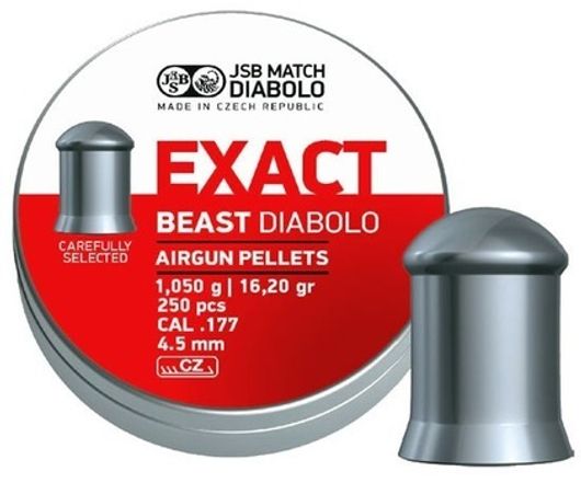 Пули JSB Exact beast diabolo 4,5 мм 1,05 г 250 шт