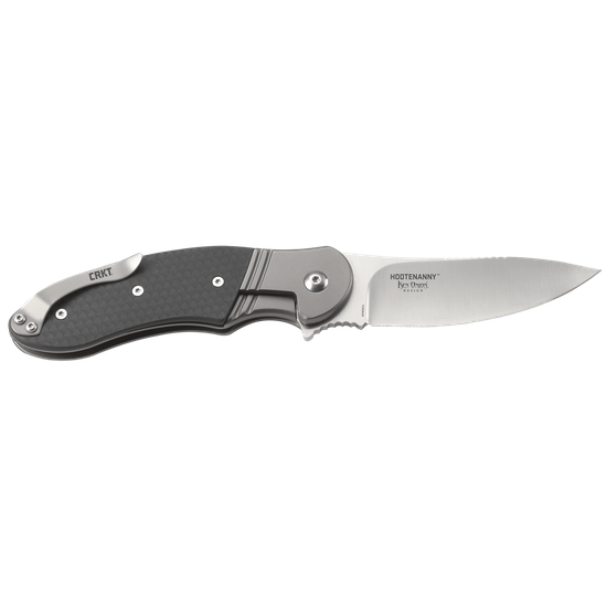 Складной нож CRKT K300KXP Hootenanny c клинком из стали 8Cr13MoV, рукоять Stainless Steel