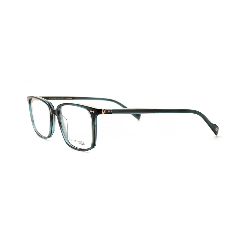 Оправа прямоугольная William Morris 50279 С3 прозрачно-синяя с золотым