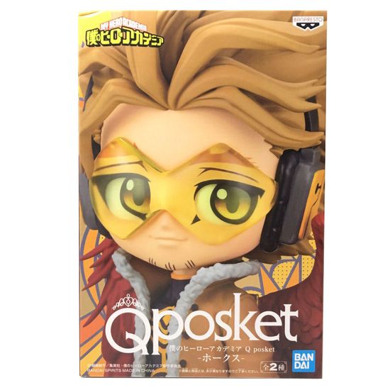 Фигурка Q Posket MHA Hawks, 14 см / Фигурка по мотивам аниме "Моя геройская академия", Ястреб, 14 см