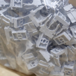 Крепеж-клипса для труб для монтажного пистолета серая в п/э д16 (100шт/1100шт уп/кор) Промрукав