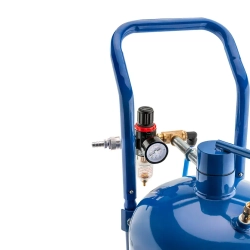 Пескоструйный аппарат передвижной пневматический напорного типа (бак 19л, 170-566л/мин, 4-8,5атм) Forsage F-SB5