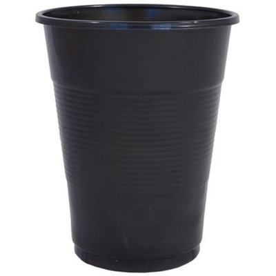 Стакан 200 мл одноразовый (черный) МОПС (100/4200 шт.)
