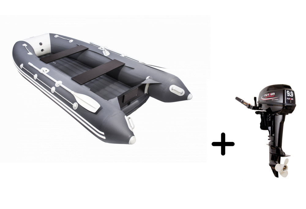 Таймень LX 3600 НДНД + PARSUN T 9.9 (15) BMS (комплект лодка + мотор)
