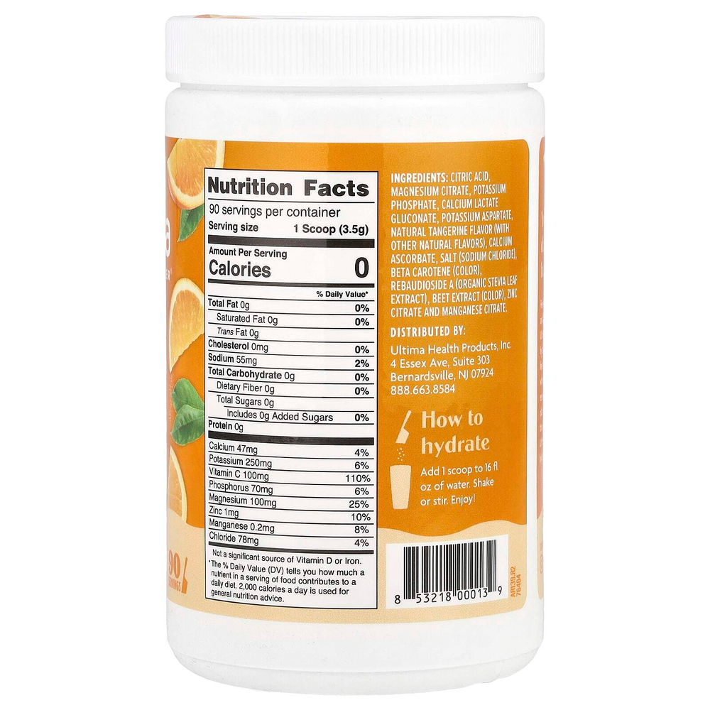 Ultima Replenisher, 6 Essential Electrolytes, ежедневная смесь для приготовления электролитов, апельсин, 315 г (11,1 унции)