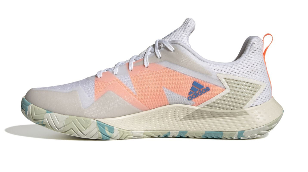 Мужские кроссовки теннисные Adidas Defiant Speed M - cloud white/cloud white/pulse blue