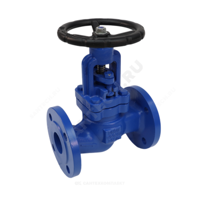 Клапан запорный чугун 3220W Ду 100 Ру16 Тмакс=200 оС фл сальниковый Benarmo