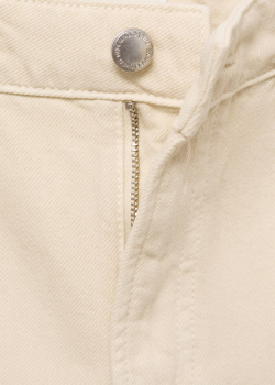 Джинсовые бермуды с высокой посадкой