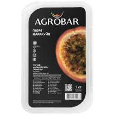 Фруктовое пюре Маракуйя с косточкой, Agrobar, Россия