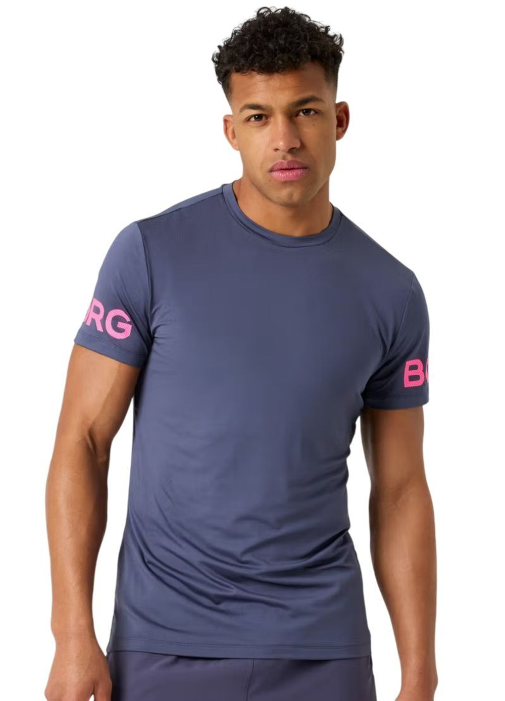 Мужская теннисная футболка Bjorn Borg - odyssey gray