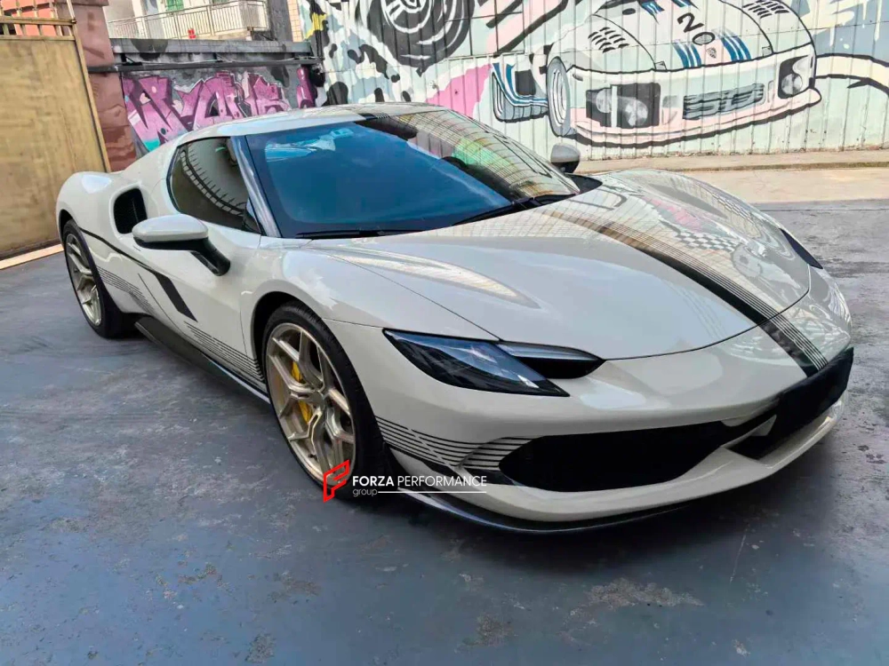 Карбоновые детали в штатном стиле для Ferrari 296 GTS GTB 2022+ Феррари