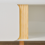 Дизайнерская тумба Ола 3 двери на ножках, 150х40х75 см