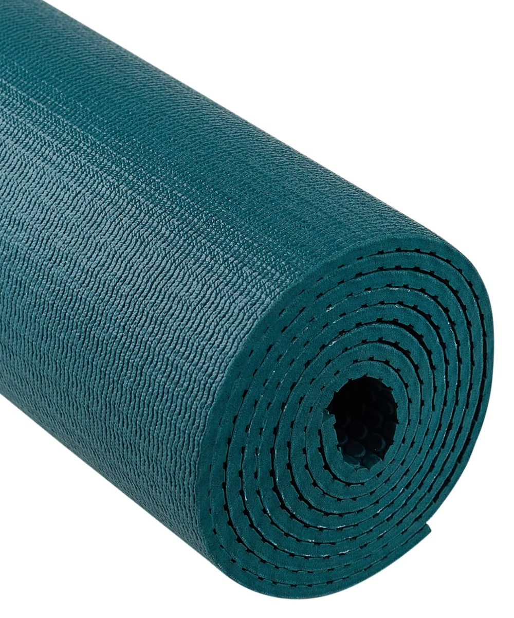 Коврик для йоги и фитнеса высокой плотности FM-103, PVC HD, 183x61x0,4 см, холодный океан