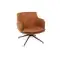 Лаунж кресло Sofia, экокожа терракот