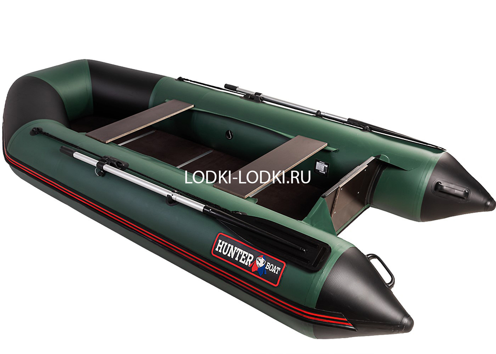 Хантер 320 Л зеленый (Лодка ПВХ)
