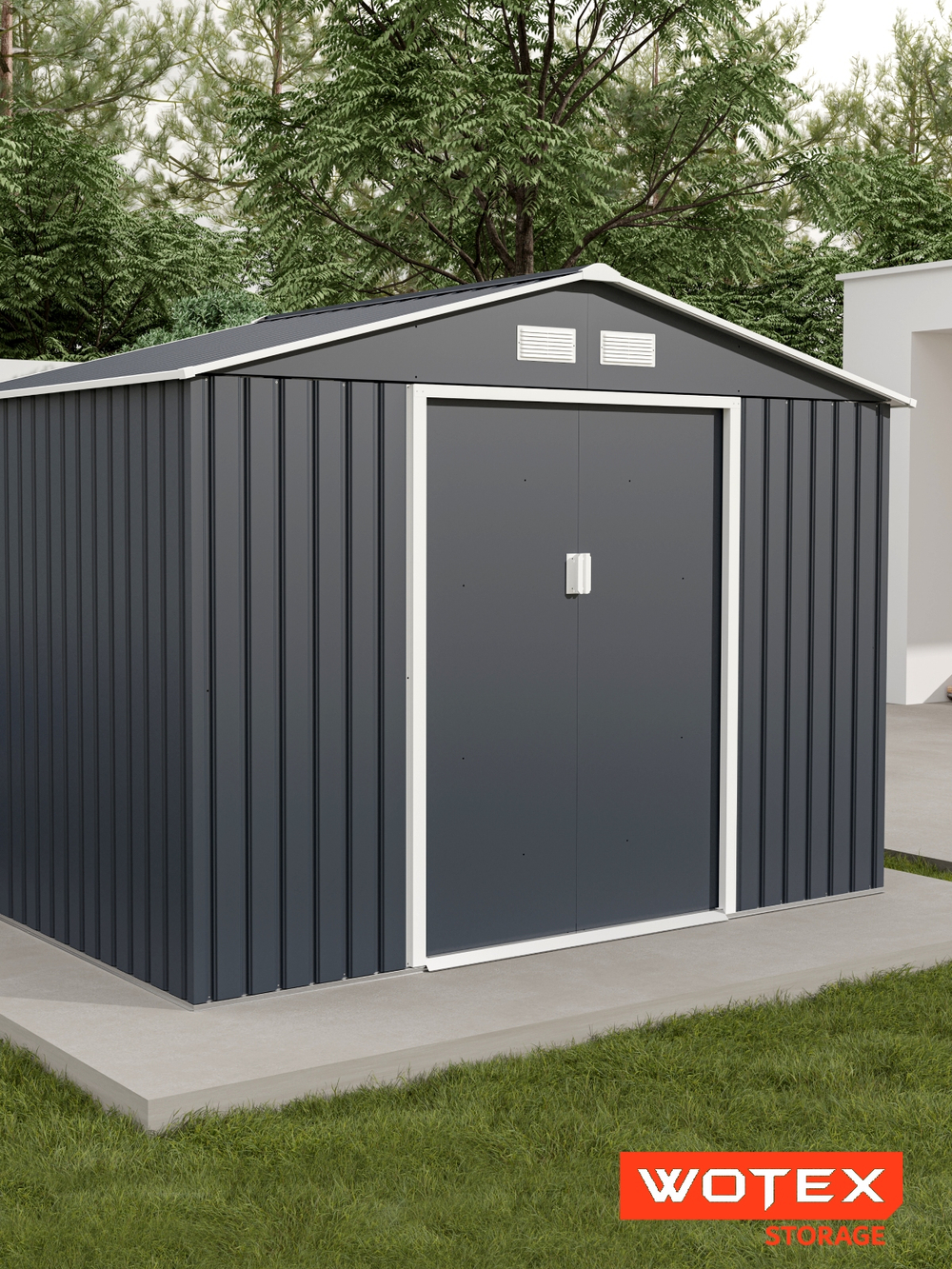 Сарай WOTEX Storage-03-3, 213х195х195 см