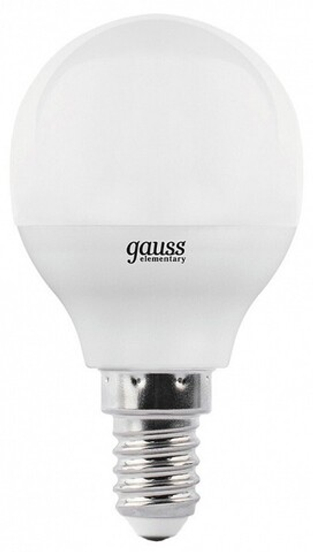 Лампа светодиодная Gauss LED Elementary E14 12Вт 4100K 53122