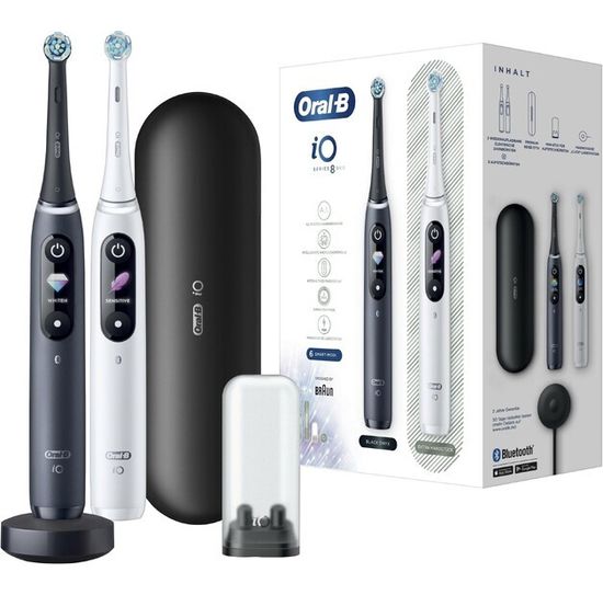 Зубная щетка Oral-B iO Series 8 Duo Pack White & Black