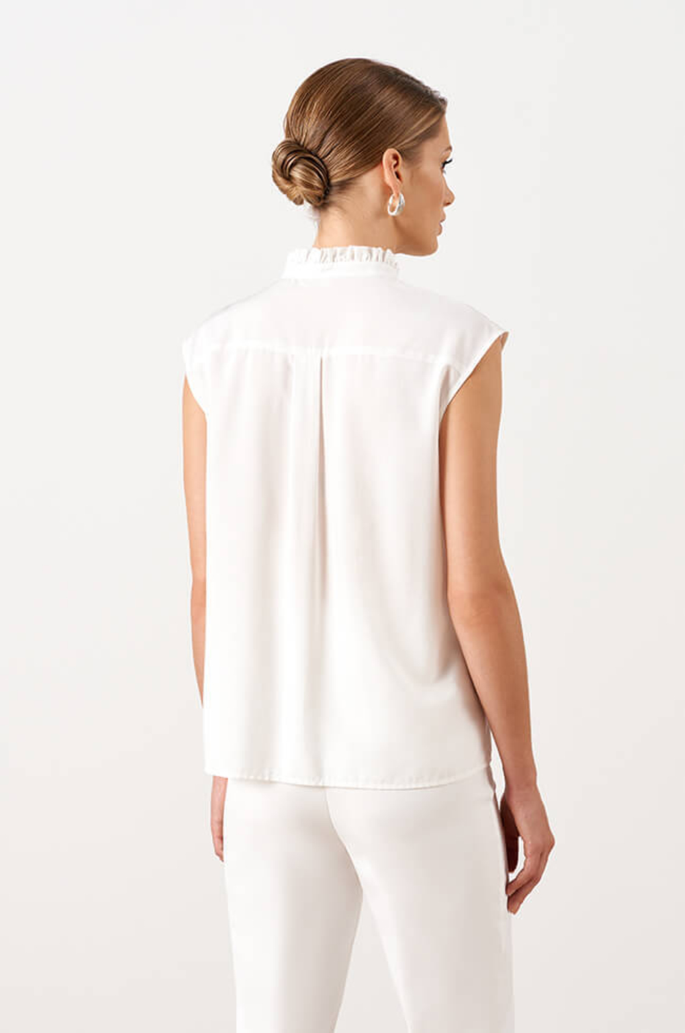 22985 Блузка женская (молочный)