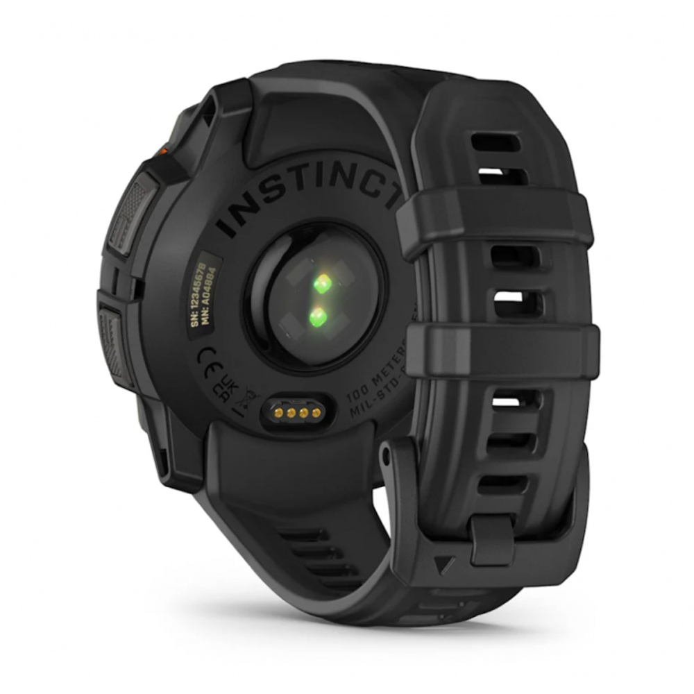 Умные часы Garmin Instinct 3 Solar 45 mm Black with Black Band