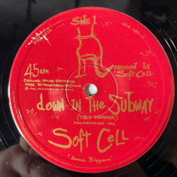 Винтажная виниловая пластинка EP Soft Cell Down In The Subway (Англия 1984) Maxi Single, 45 RPM