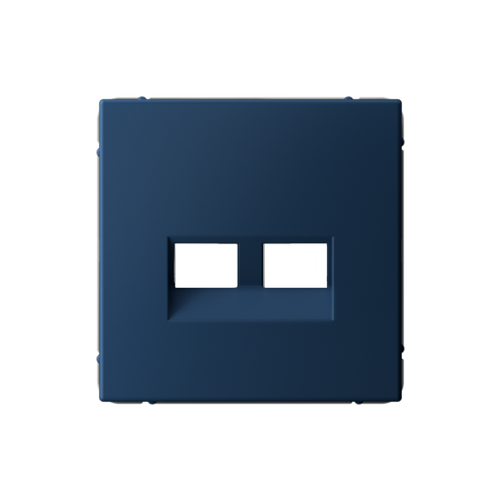 Накладка двойная ArtGallery для информационных функций типа Keystone аквамарин SE GAL001190