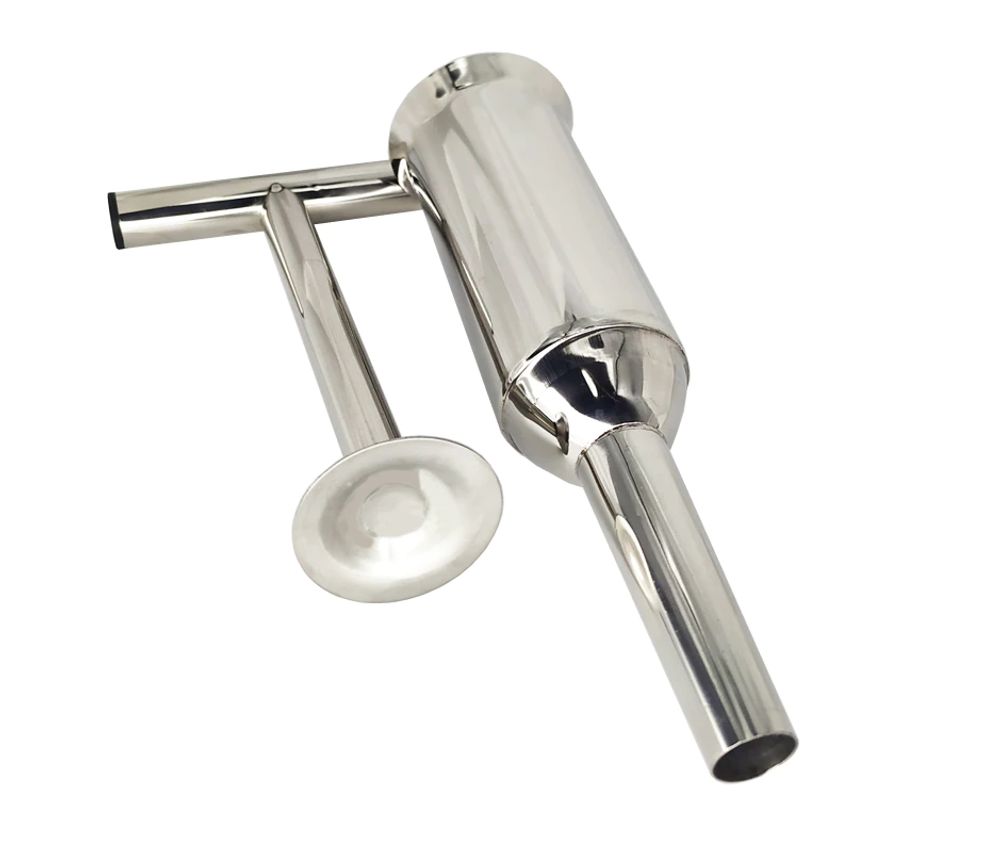 Ручной колбасный шприц, металл, насадка 23мм+