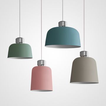 Цветные потолочные светильники в скандинавском стиле BELL