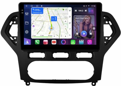 Магнитола для Ford Mondeo 4 2007-2010 (рамка черная) - FarCar S400-TS18 монитор 10.36" QLED на Android 14, CarPlay, 4G SIM-слот
