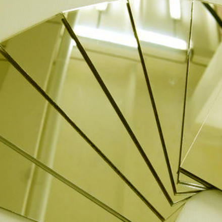 Композитная панель Gold Mirror золотое зеркало