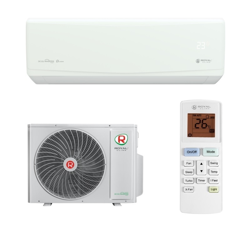Мульти сплит-система Haier на 2 комнаты (20+20 кв.м.) FLEXIS White + Black