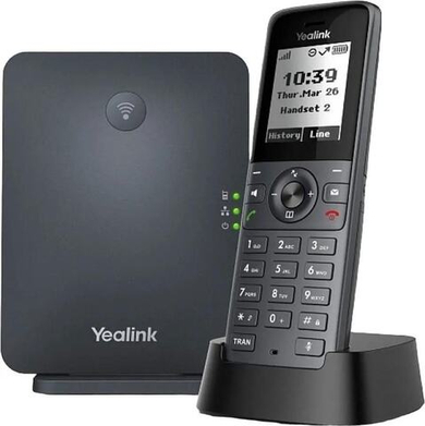 IP Телефон  Yealink W71P терминал с базовой станцией черный