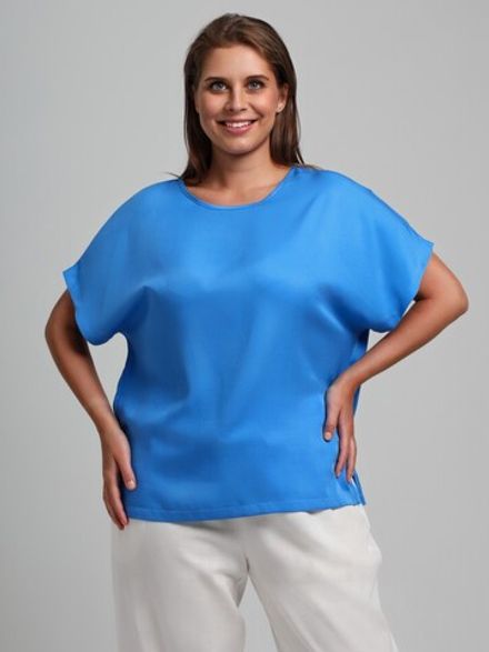 Блузка Летний драйв-4 Виотекс ГОЛУБОЙ