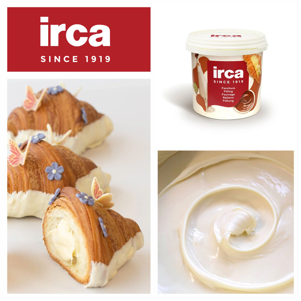 Крем-паста со вкусом белого шоколада CHOCOCREAM WHITE INDUSTRY, IRCA  Италия, 13кг (оригинальная упаковка)