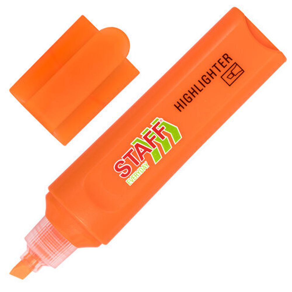 Набор текстовыделителей 6 НЕОНОВЫХ ЦВЕТОВ, STAFF "EVERYDAY HL-720", линия 1-5 мм, скошенный наконечник, 152556