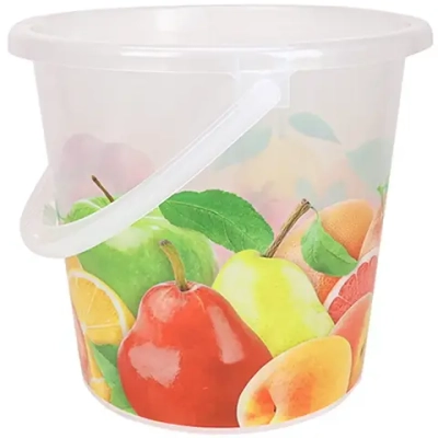 Ведро пластиковое Фрукты 10л