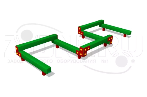 Детский гимнастический бум «Змейка 7»